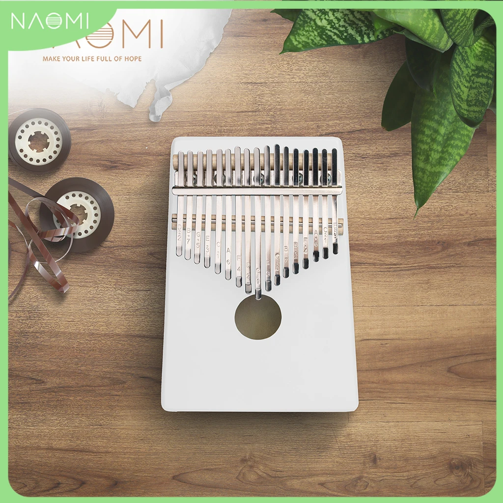 

NAOMI Kalimba Thumb Piano 17 Keys Finger Piano Easy To Learn Portable Mbira Tuning Hammer For Kids Adult Beginners Professional