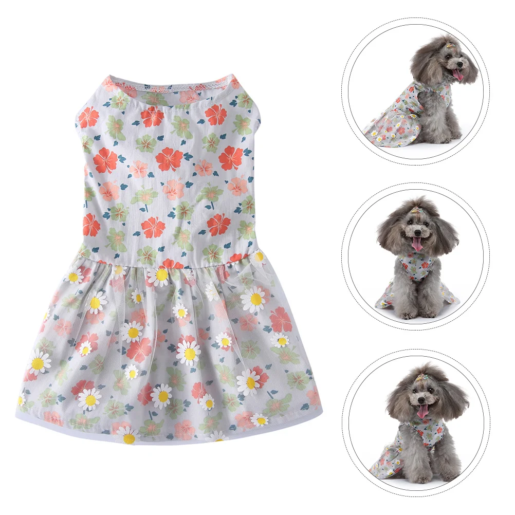 

Dog Puppy Dress Clothes Skirt Dresses Wedding Girl Summer Apparel Outfit Tutu Pet Dogs Skirts