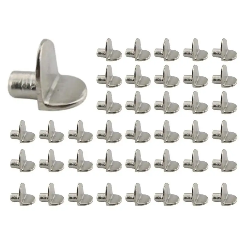 

40Pcs Shelf Pegs L Shaped Shelf Brackets Support Studs Pegs Pin Shelve Support Separator Fixed Cabinet Wall Mount Bracket