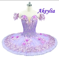 purple ballet tutu women flower fairy princess ballet costumes ballerina pancake platter tutus pink professional ballet dress
