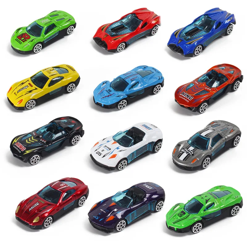 

6Pcs/set Mini alloy race Car Model Diecast Pull Back Racing Car Simulation Bus Truck Vehicle Cute Toys For Boys Children Gifts
