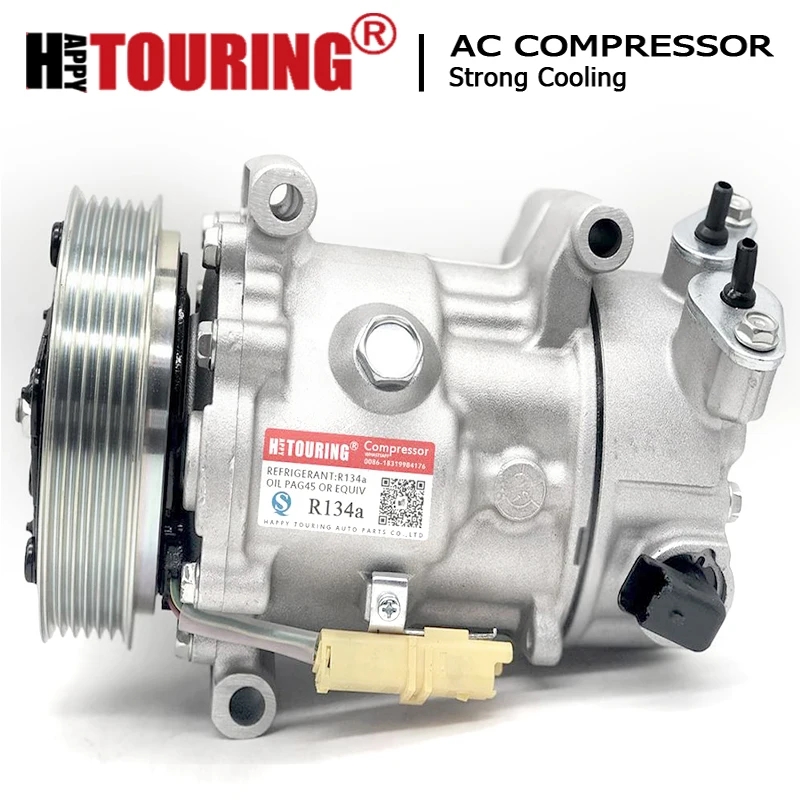 Компрессор кондиционера переменного тока для PEUGEOT 207 307 308 C3 9822826880 9651910980 9659875780