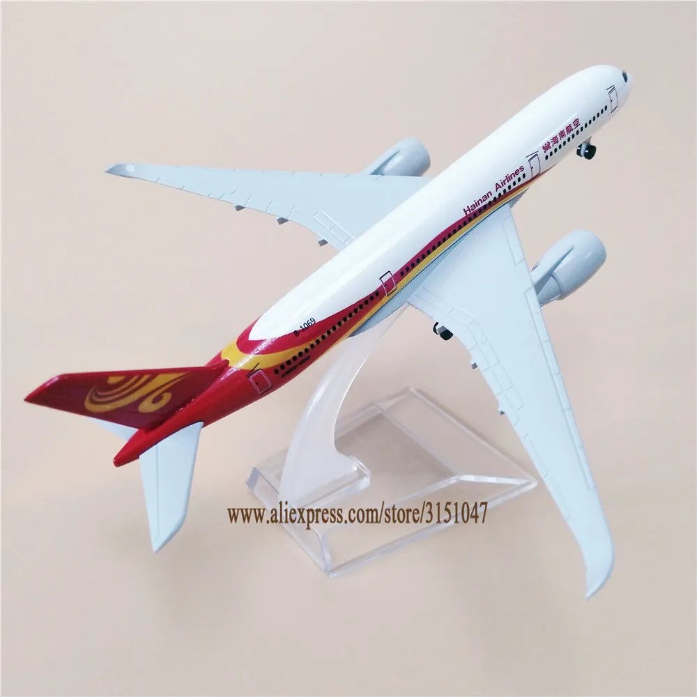 Модель самолета Air China Hainan Airlines модель из металлического сплава с самолетом 16 см