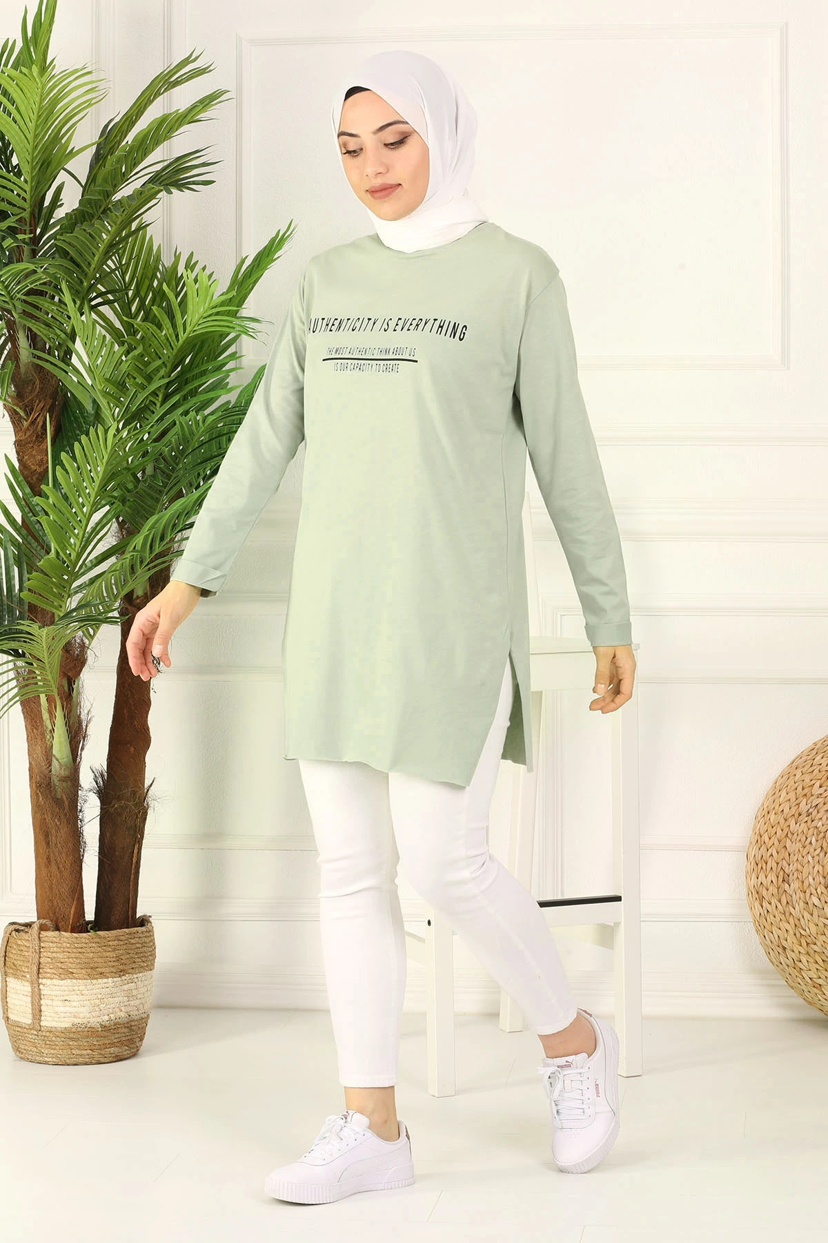 Yazlık Combed NY- Mint Yeşili