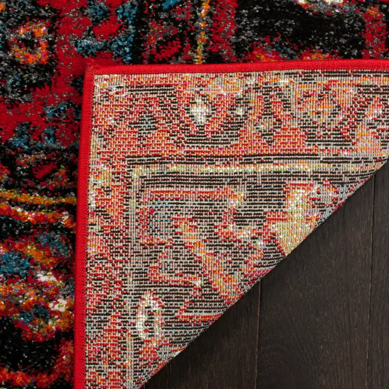 

Delicately Crafted Elegant 2'2" x 8' Traditional Red/Multi Hamadan Dania Runner Rug - Enhance Your Home Decor with Gorgeous Craf