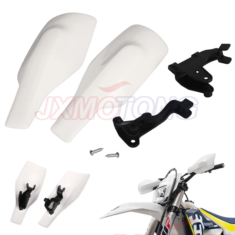 

Motocross Handguard Motorcycle Hand Guard Protector White/Black For Husqvarna TX FC FE TE TC FX 125/250/300/350/450/501/501S