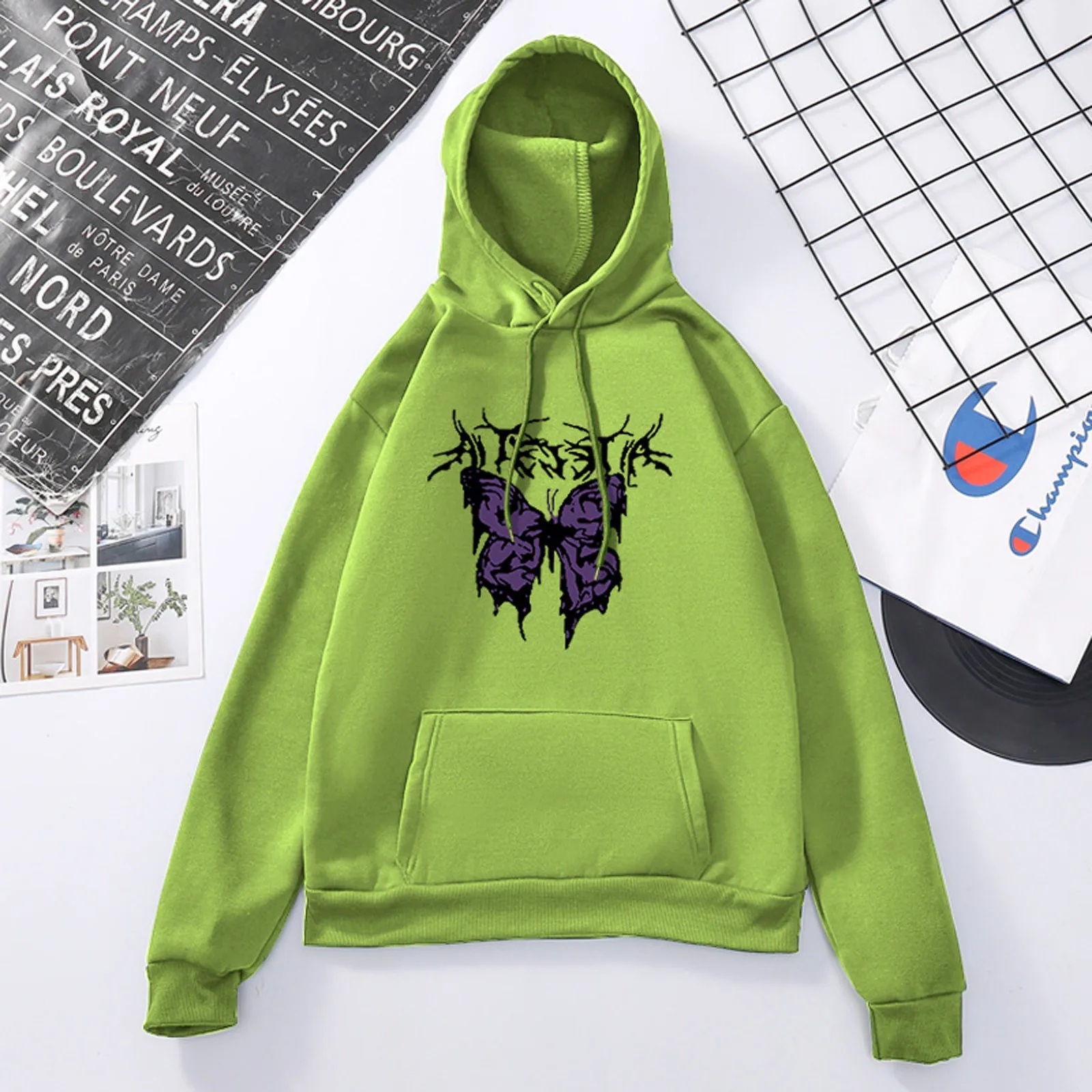 

Casual Sleeve Women Colorful Print Sweater Long Hooded Shirt Printed Women's Blouse Little L Womens Short Sleeve Long Shirt