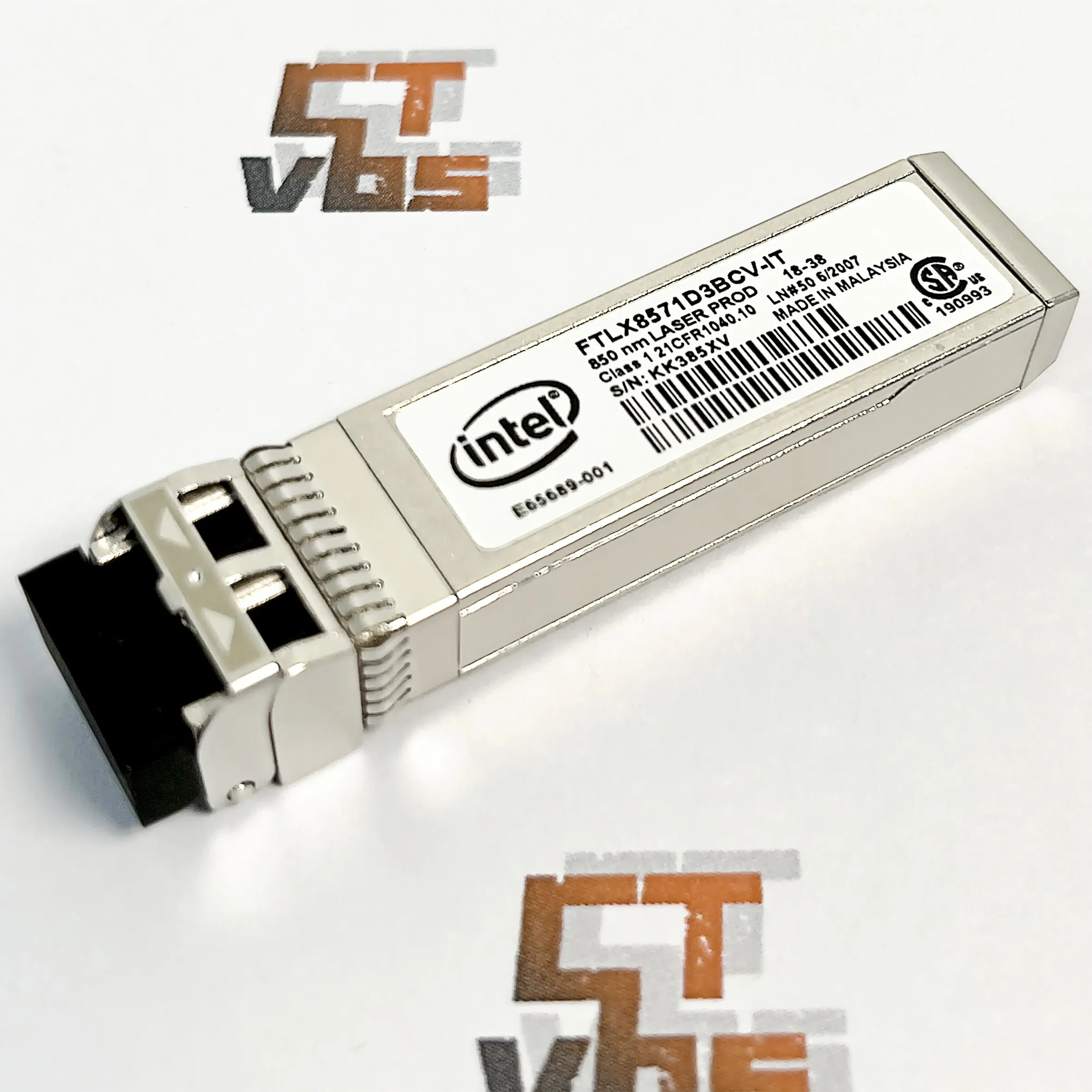 INTEL E10GSFPSR FTLX8571D3BCV-IT SFP+SR 10G/1G E65689-001 0Y3KJN for X710X520 Fiber Optic Transceiver Module