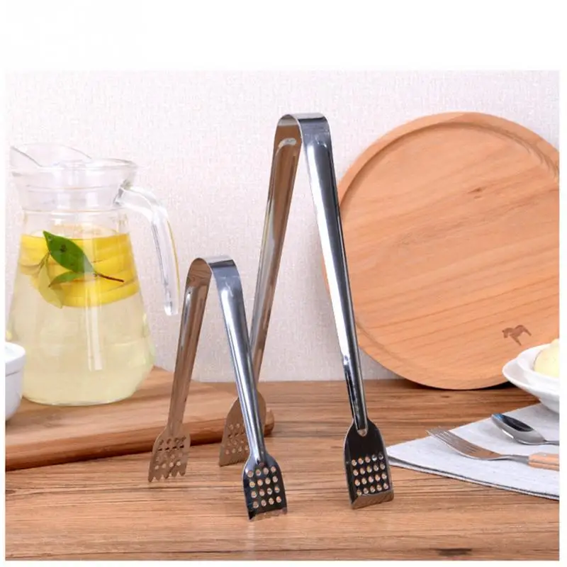 

Stainless Steel Food Tongs Kitchen Utensils Buffet Cooking Tool Anti Heat Bread Clip Pastry Clamp Barbecue Kitchen Tongs Steel
