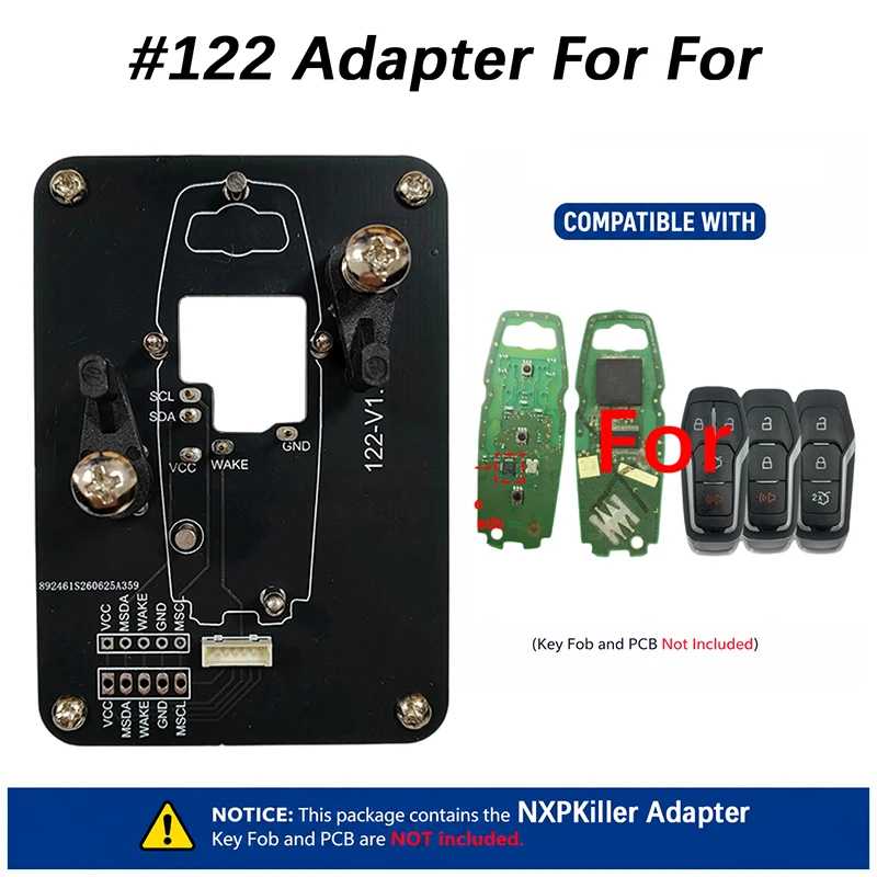 Фото Беспаечные адаптеры CNP259 №121-№130, совместимые с N-xpkiller, поддерживают дистанционное управление с чипом NCF для Ford и Jeep. №3