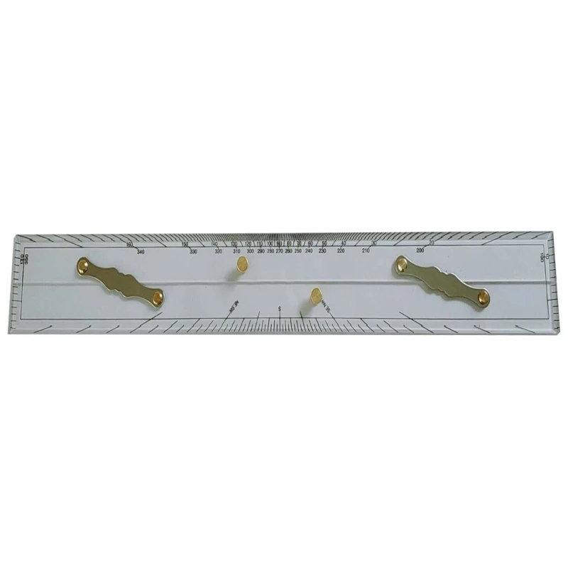 

Y1UD NauticalNavigation Parallel Ruler Boat Sea Chart Measuring Divider 600mm