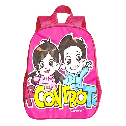Школьный ранец для мальчиков и девочек, маленькая Портативная сумка для детского сада, розового цвета, 12 дюймов