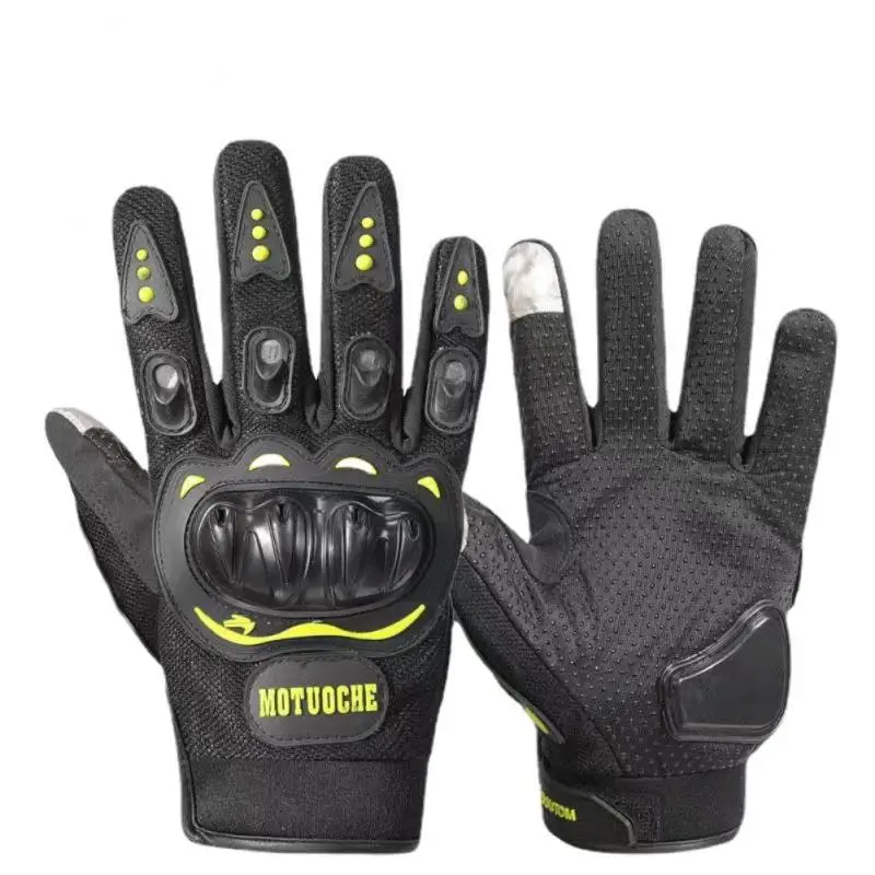 

Wear-resistant Outdoor Mittens Hard Shell Fall Proof Half Finger Gloves Anti Slip Motorcycle Gloves Polyester Protective Gloves