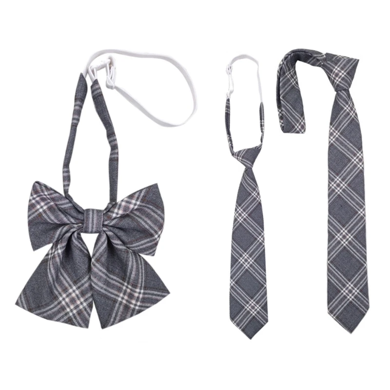 

New style Plaided Neck Tie Girls Japanese JK Style College Student Ties Uniform Bows Tie