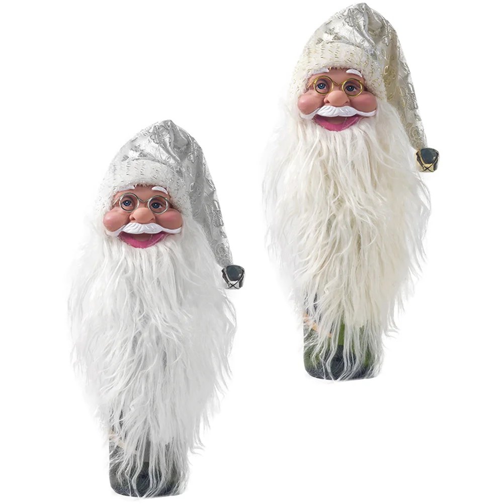 

Bottlechristmascover Champagneholiday Covers Gift Ornament Party Santa Centerpiece Head Table Holderswedish Decor Hangingsweater