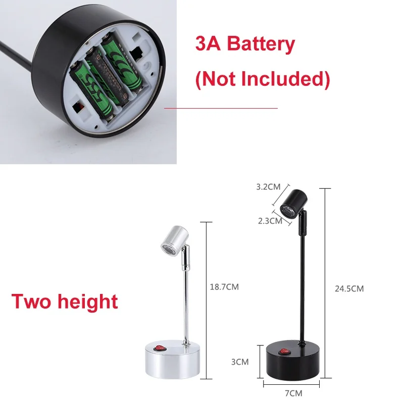 Светодиодные прожекторы для сухой батареи счетчик ювелирных изделий витрина