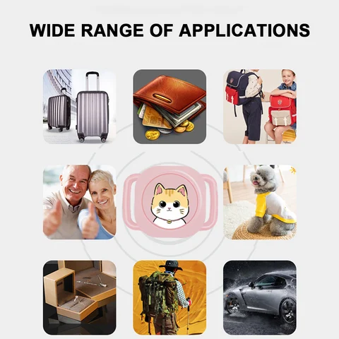 GPS-устройство слежения, Bluetooth-совместимое в реальном времени глобальное устройство слежения местоположения для собак, кошек, детей, кошелек, чемодан