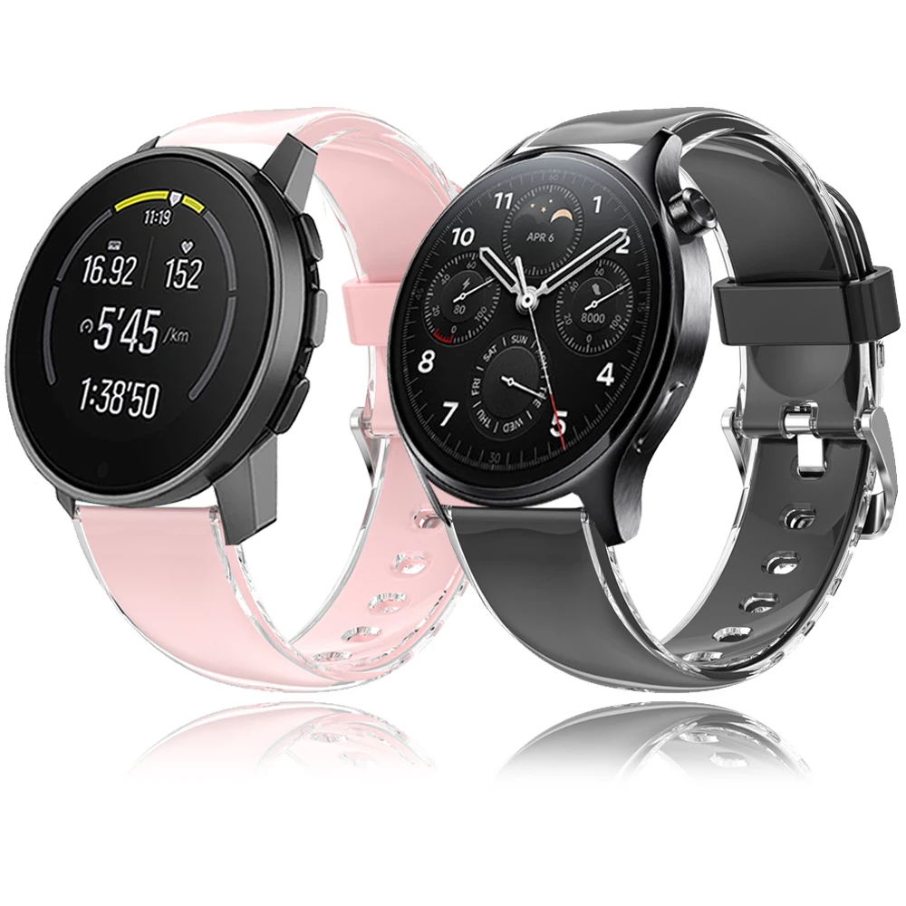 

Silicone Band for Xiaomi Watch S2 46mm 42mm/S1 Pro Leather Wrist Strap for SUUNTO 5 9 PEAK Pro / SUUNTO 3 Watchband Bracelet