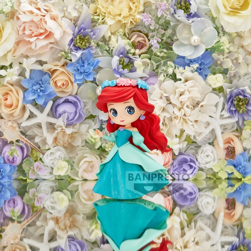 Оригинальная фигурка Bandai Q posket Disney Characters в цветочном стиле, 14 см, Ариэль, игрушки для детей, коллекционные модели, украшения, подарок (art.: 3920d9dc74bda) - 3920d9dc74bda