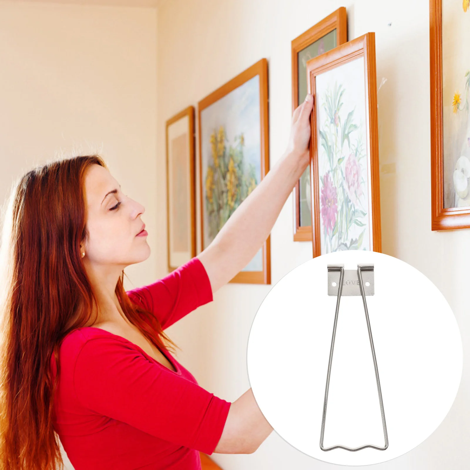 

5 Sets Represent Hardware Brackets Picture Frame Easel Back Stand Holders Iron Photo Stands