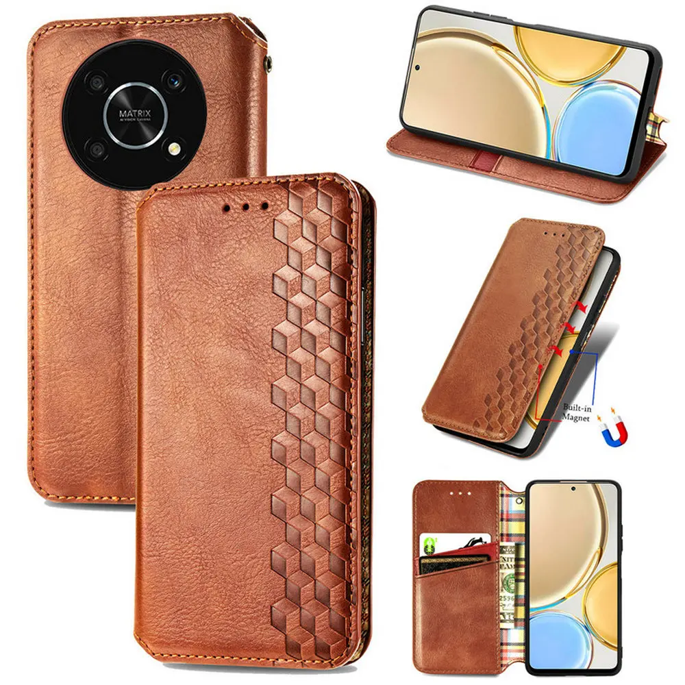 

Honor Magic5 Lite 5 Pro 90 5G Luxury Leather Wallet Book Cover For Huawei Honor Magic 4 Lite Flip Case Honor Magic4 Pro 5 Funda