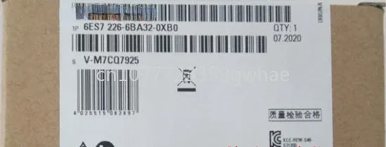 ПЛК 6ES7226-6BA32-0XB0 6ES7226-6DA32-0XB0 6ES7226-6RA32-0XB0