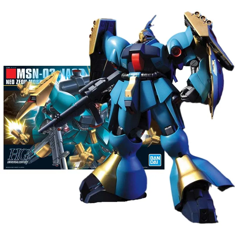 

Bandai оригинальный набор модели Gundam аниме фигурка HG 1/144 MSN-03 Jagd Doga коллекция Gunpla аниме экшн-Фигурки игрушки для мальчиков