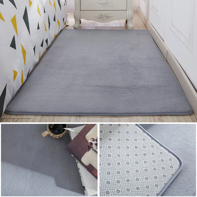 2023 Large Fluffy Nordic Coral Velvet Rug Carpets for Living Room Soft Home Decor Bedroom Kid Room Plush Decoration Salon Carpet images - 6