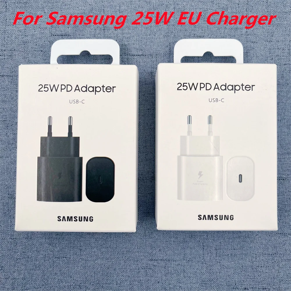 Высококачественное Супербыстрое зарядное устройство Samsung, 25 Вт, адаптер для зарядки стандарта ЕС, быстрое зарядное устройство для Galaxy A13, A53, A73, S22, S21, S20, FE Plus, A71