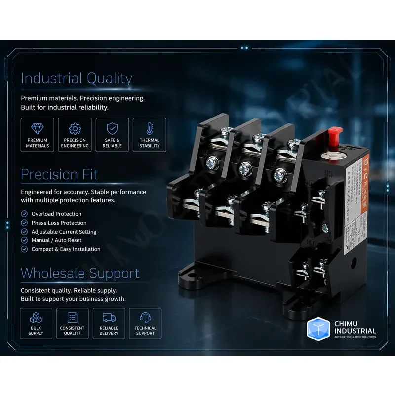 Фото 【CHIMU INDUSTRIAL】 Тепловое реле перегрузки JR36-63 20-32А 28-45А 40-63А, защита трехфазных двигателей №5