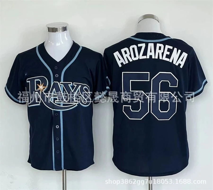 

Letter Embroidery Men Baseball Jersey Short Sleeve Team T-shirt Plus Size Top Shirt Streetwear