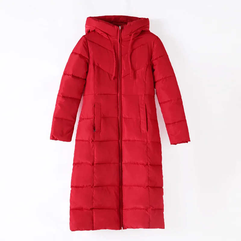 2022 New Korean Version of Fat Mm Thickened Cotton-padded Women 200 Pounds Plus Cotton Large Size Long Knee Winter Cotton Coat