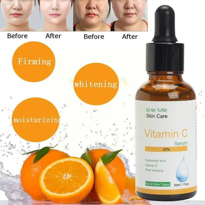 

Hyaluronic Acid Anti Aging 30 Ml Hyaluronic Acid Vitamin C + Serum Skin Brightening Moisturizng Anti Wrinkles For Face Skin Q0w3