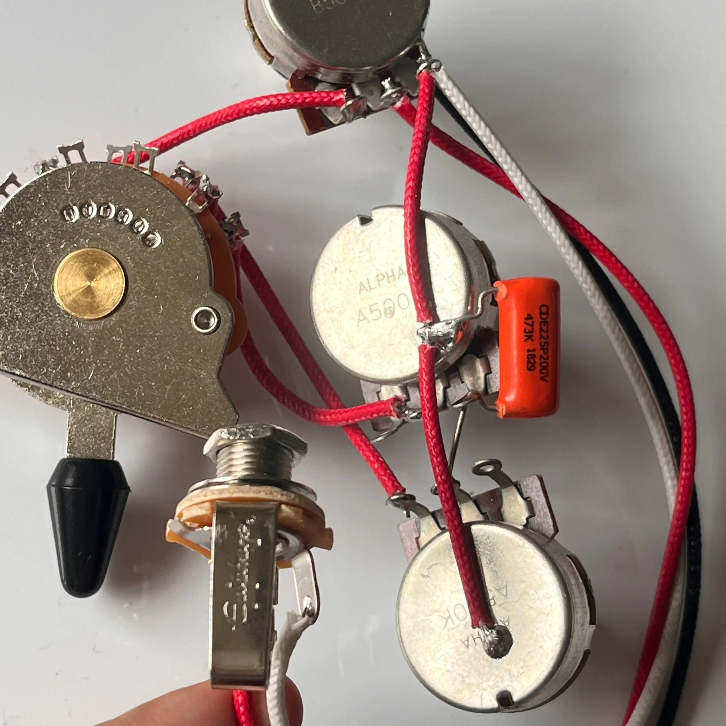 Чёрный HSH Alnico V Humbucker звукосниматели WHHBN WVSM WHHBB 4C с 5-ходовым переключателем жгут