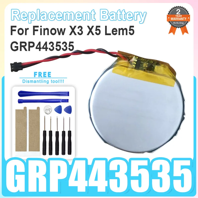 Фото Аккумуляторная батарея 450 мАч для Finow X3 X5 Lem5 Lem 5 No 1 D5 GRP443535 №1