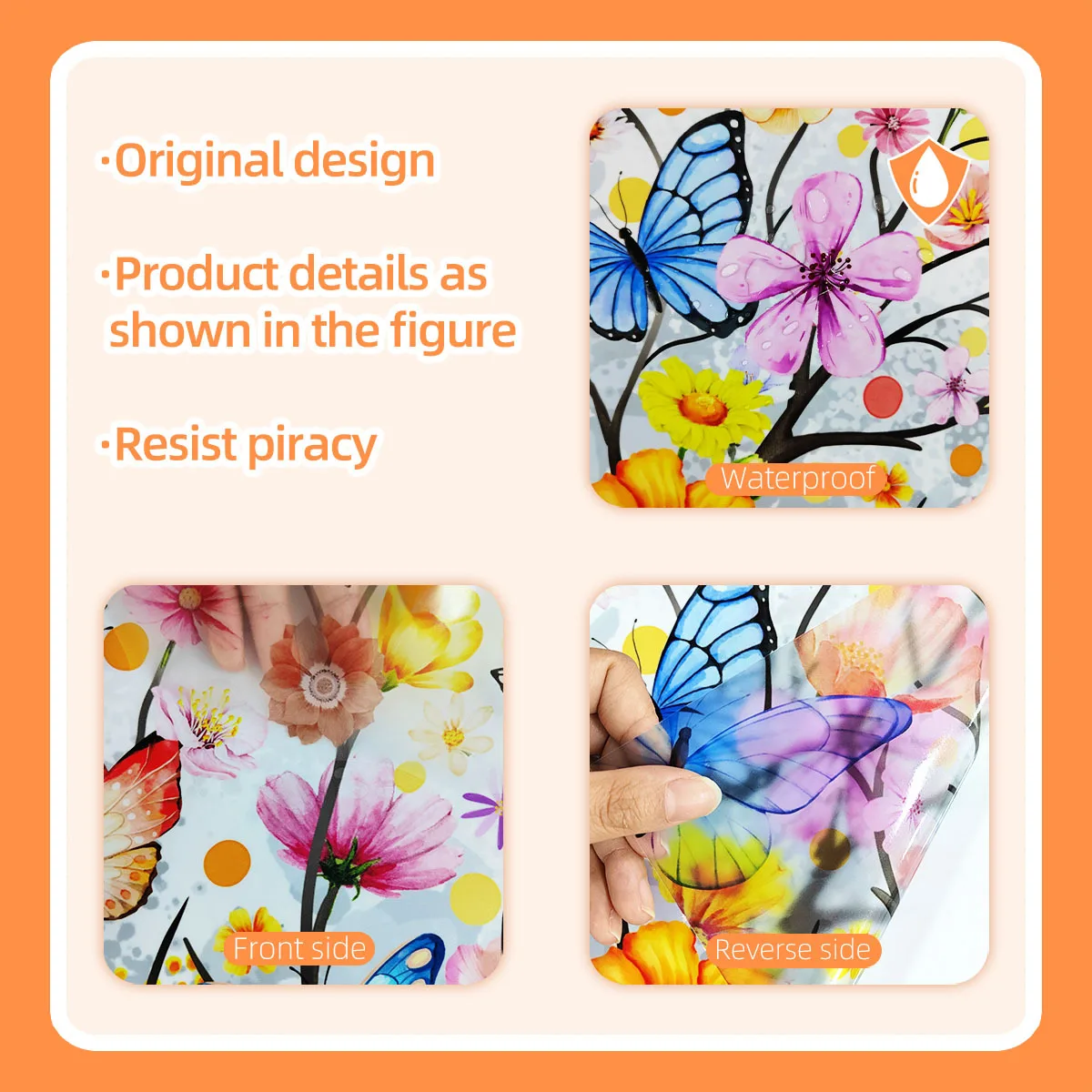 Большой бабочка цветок дерево стикер на стену DIY виниловые бабочки цветочные