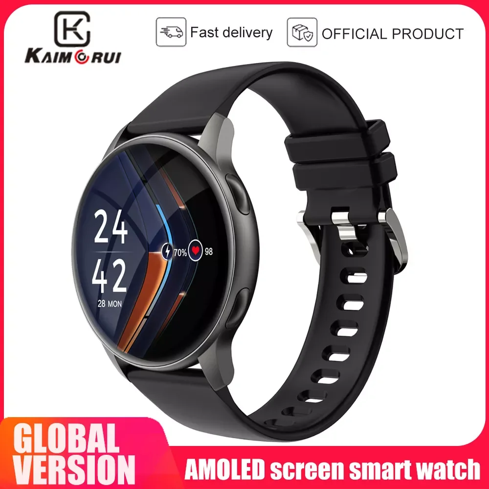 

3ATM Waterproof Smart Women 360*360px Screen Fitness Tracker Blood Oxygen Monitor Men Smartwatch AOD