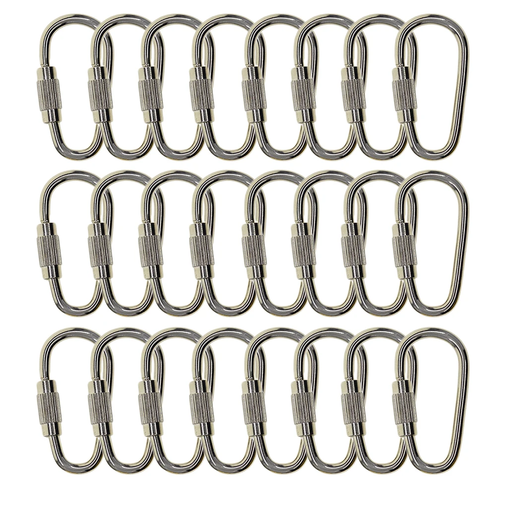 

24 шт., D-образное кольцо для замков