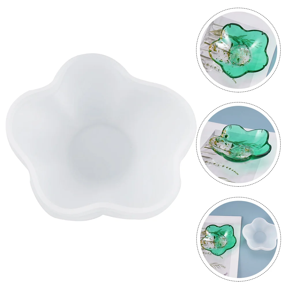 

1PC Tray Resin Epoxy Earring Resin Dish Craft Trinket Tray DIY Dish