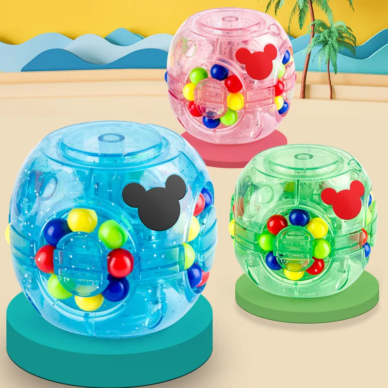 

Kids Rotating Magic Bean Intelligence Fingertip Cube Toy Children Finger Gyro Magic Disk Learning Educational Cube Fidget Toys