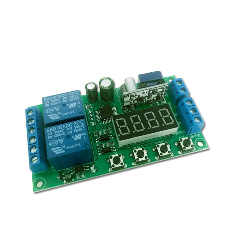 

Double Two-Way Delay Relay Module Pulse Trigger Power-off Cycle Timing Circuit Switch Circuit