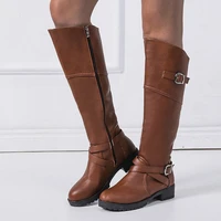 2022 winter snow mid heels mujer shoes designer knee high women boots new platform fashion chunky warm goth casual chelsea botas
