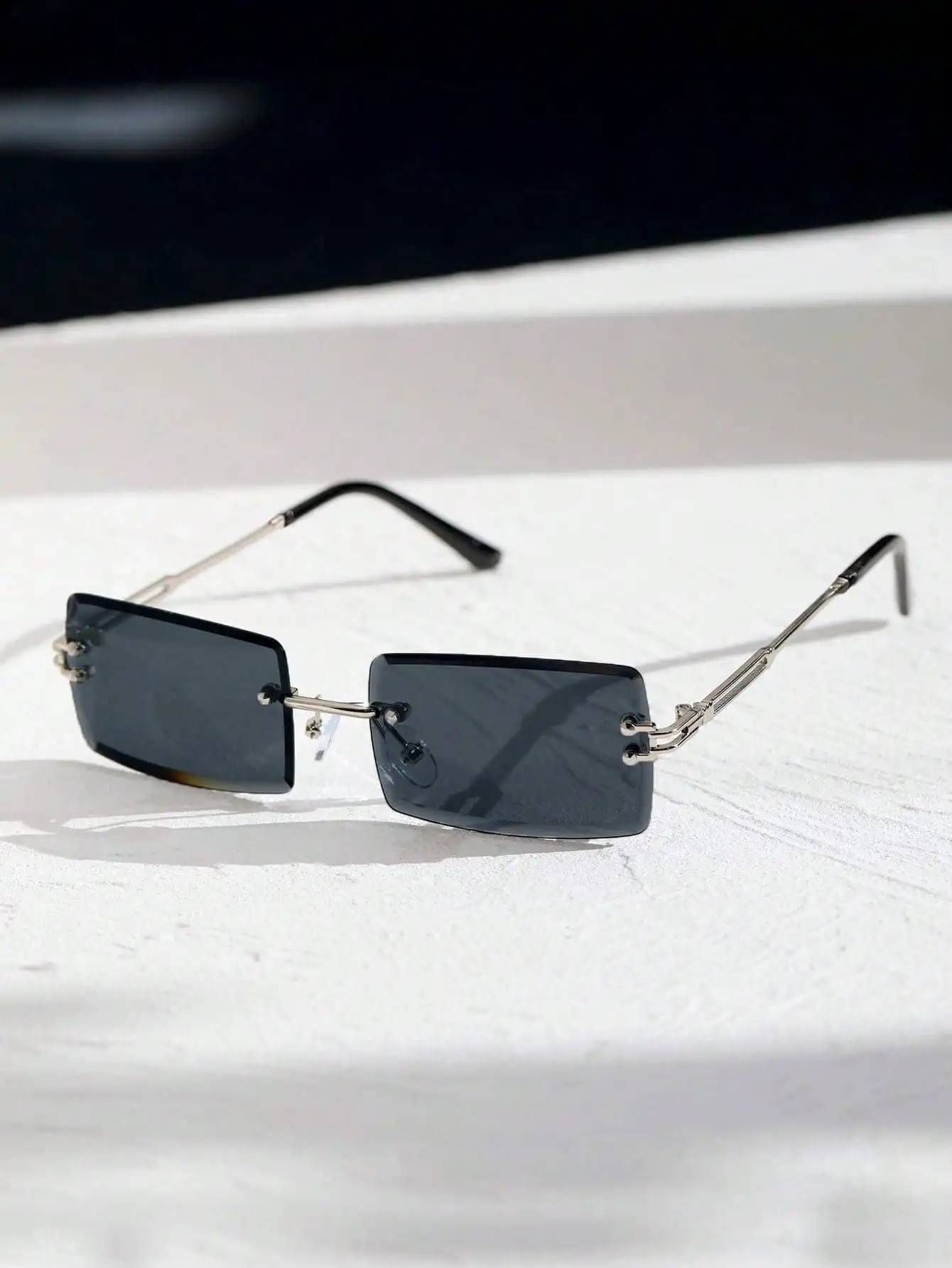 Квадратные солнцезащитные очки Fairmarry унисекс с медной оправой модные