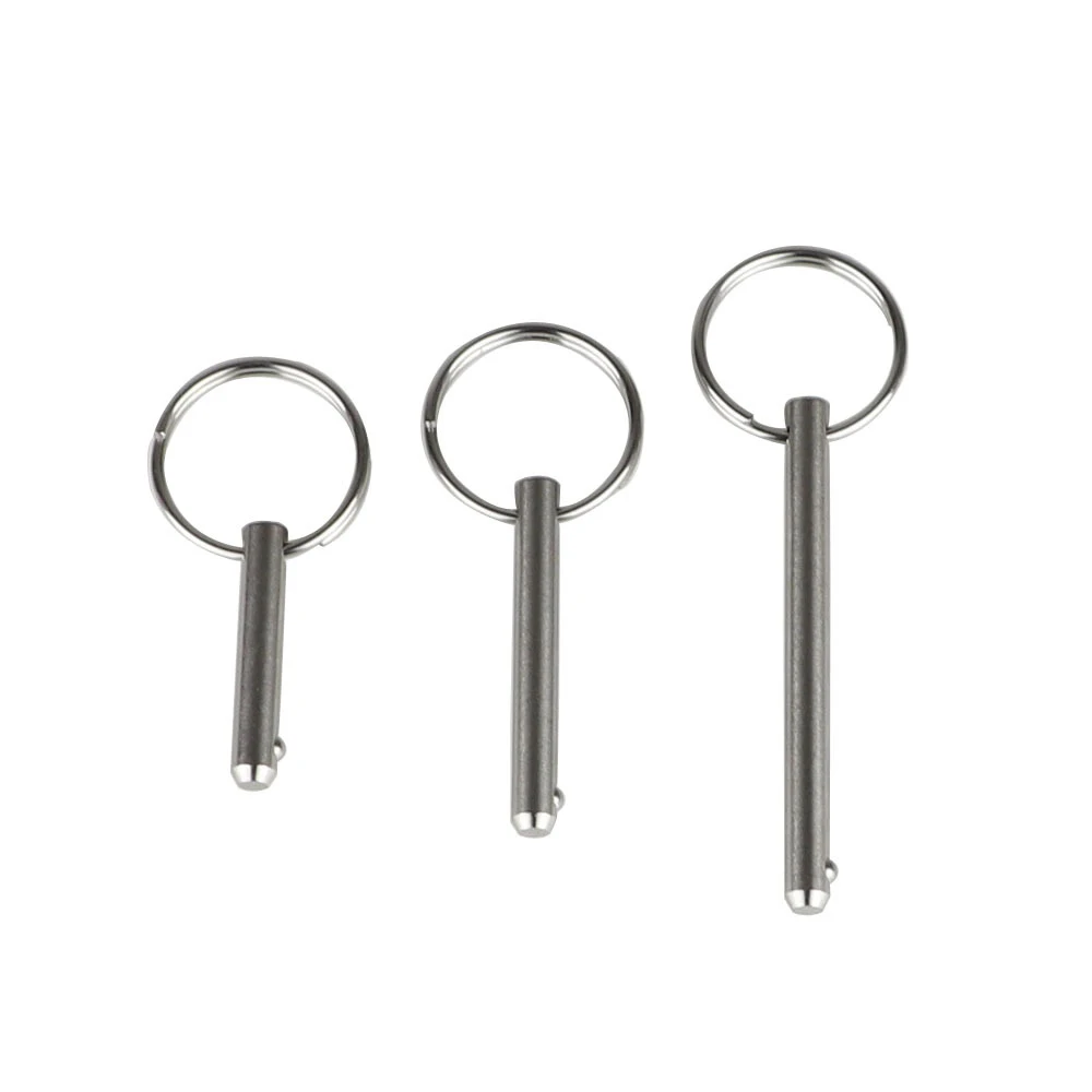 

20 Quick Release Pins 1/4" Diameter Available Length 1-1/2" Overall Length 2" All 316 Stainless Steel Bimini Top Pin Marine