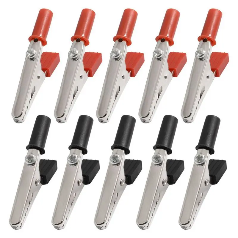 

10A Handle Electrical Crocodile Alligator Clips