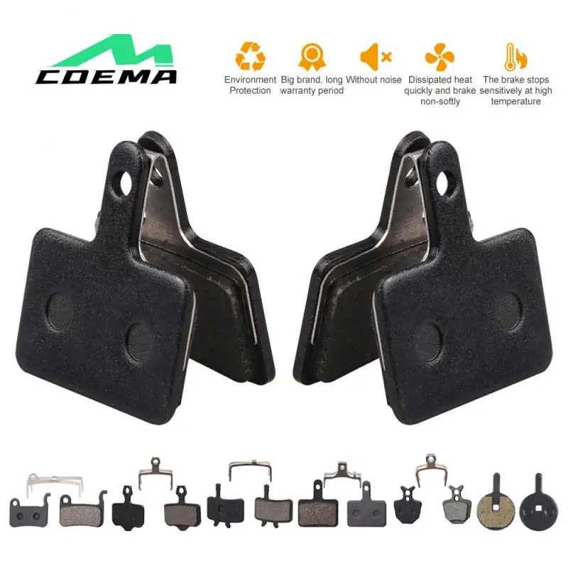 

1 Pair MTB Bike Brake Pads Bicycle Hydraulic Disc Brake Pads For SHIMANO MT200 XT M446 Resin Semi-Metal Brake Pads Bicycle Parts