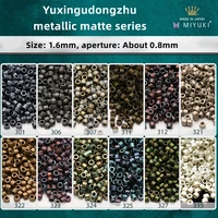 1 6mm miyuki yuxin metal frosted series antique rice beads diy bracelet accessories imported from japan