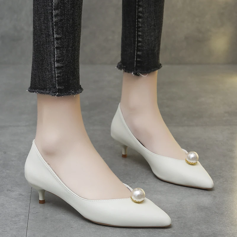 Женские туфли на высоком каблуке Cresfimix повседневные с острым носком без застежки