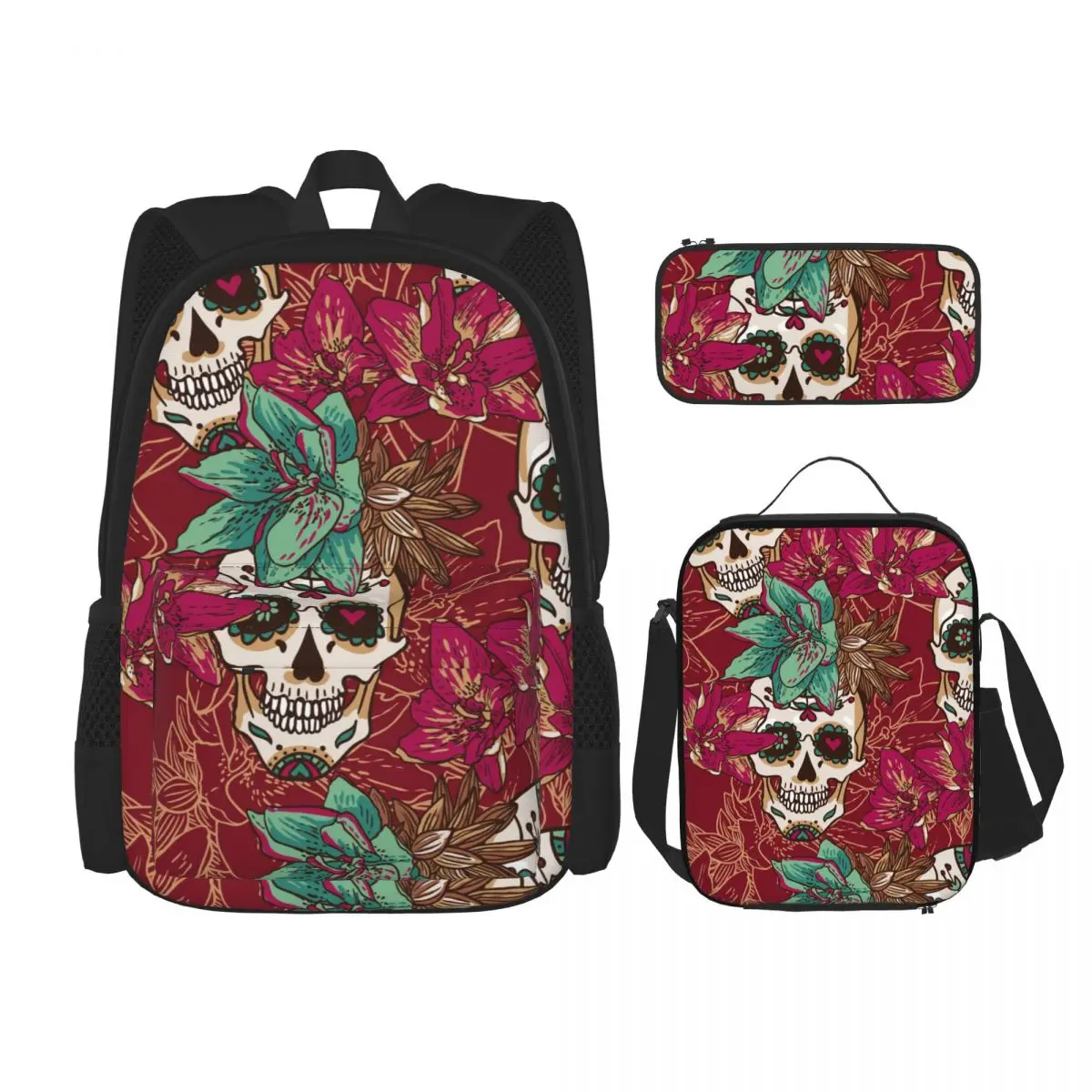 

Рюкзак 3 шт./компл. с чехлом-карандашом, Ланчбокс, детские школьные сумки для мальчиков и девочек, сумки для подростков