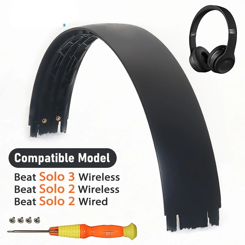 Replacement Headband For Beat Solo 3 Headband Headphones Arch Plastic Parts Solo3 Solo 2 Top Head Band Shell Accessories